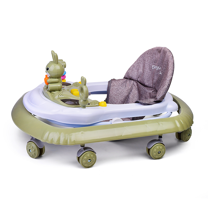 Ходунки 7007-1 "Зайка" (цвет зеленый)