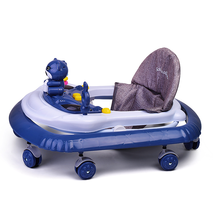 Ходунки 7008-1 "Мишка" (цвет синий)