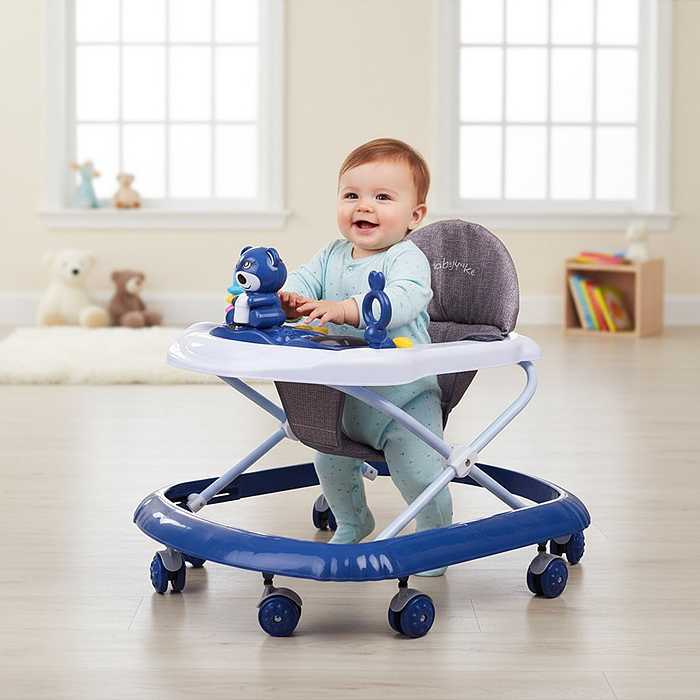 Ходунки 7008-1 "Мишка" (цвет синий)