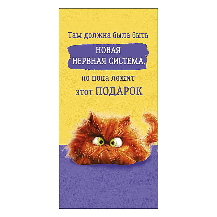 Конверт для денег "Там должна была быть новая нервная система" Конверт для денег "Там должна была быть новая нервная система"