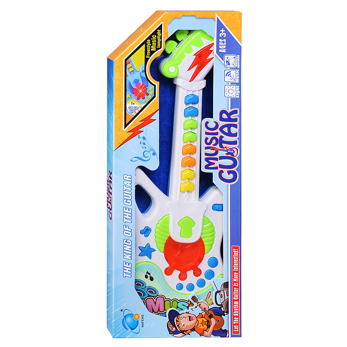 Фото к товару Гитара 661E "Веселый музыкант" в коробке Гитара 661E "Веселый музыкант" в коробке