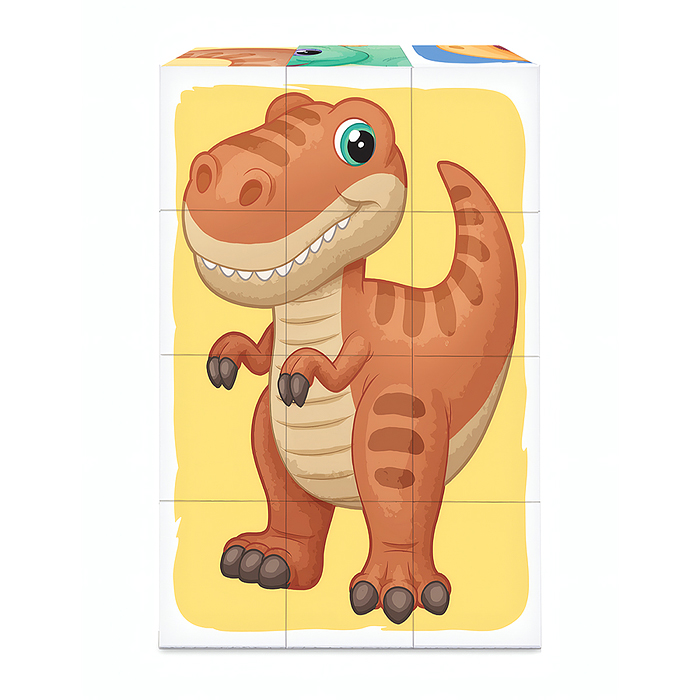 Кубики "Динозавры" 12 шт Baby Toys