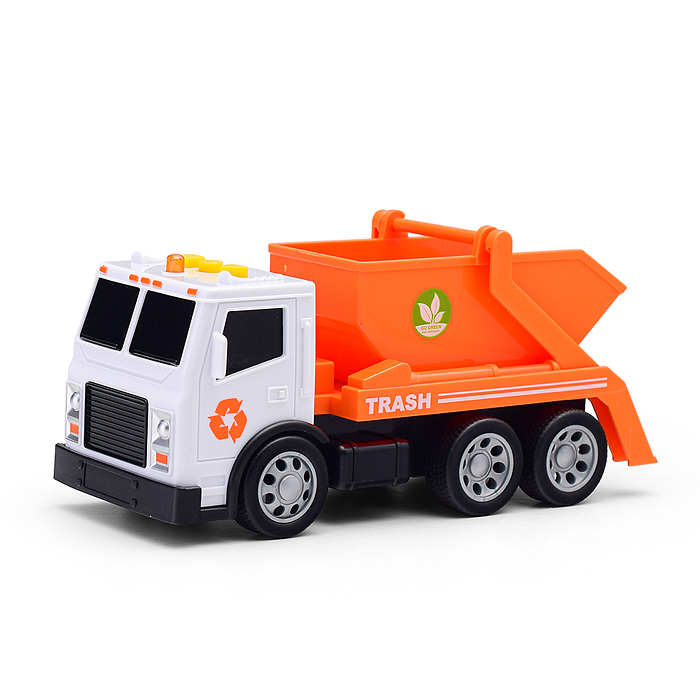 Машина WY1131B "Мусоровоз" с ковшом, 1:32 (свет, звук) в коробке