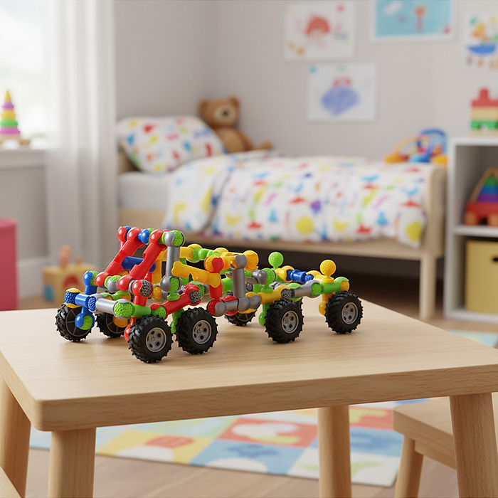 Конструктор SY8822 "Машина" (70 дет.) в коробке