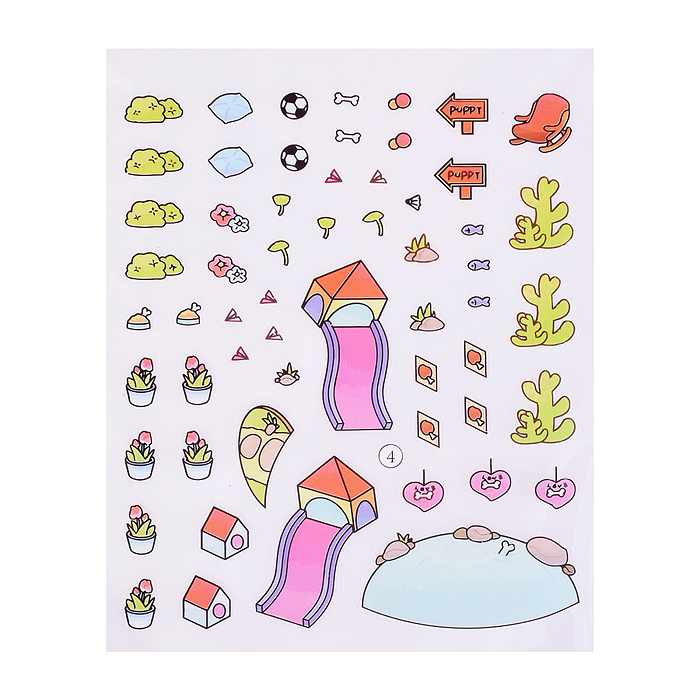 Набор наклеек 00-7391 "Квартирный вопрос"