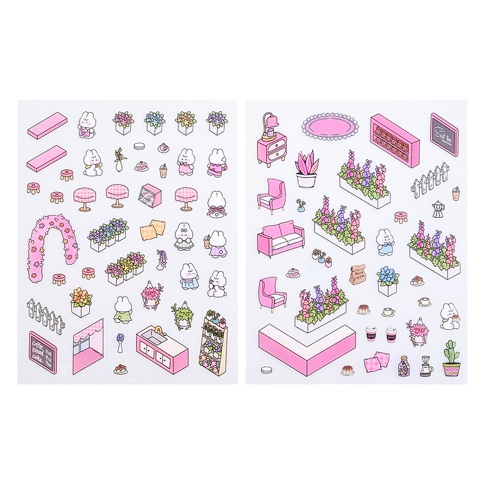 Набор наклеек 00-7397 "Зайкина вилла"