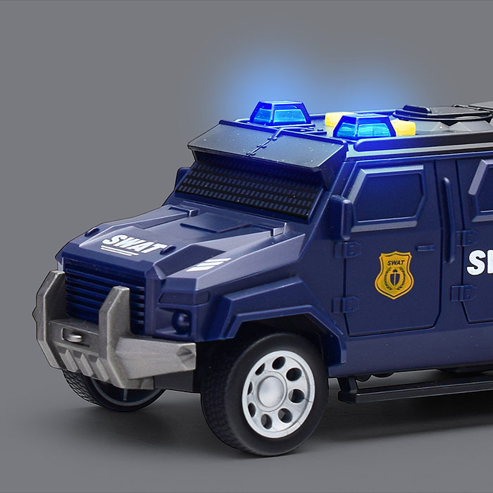 Машина WY1133B "Спецагент" 1:32 (свет, звук) в коробке