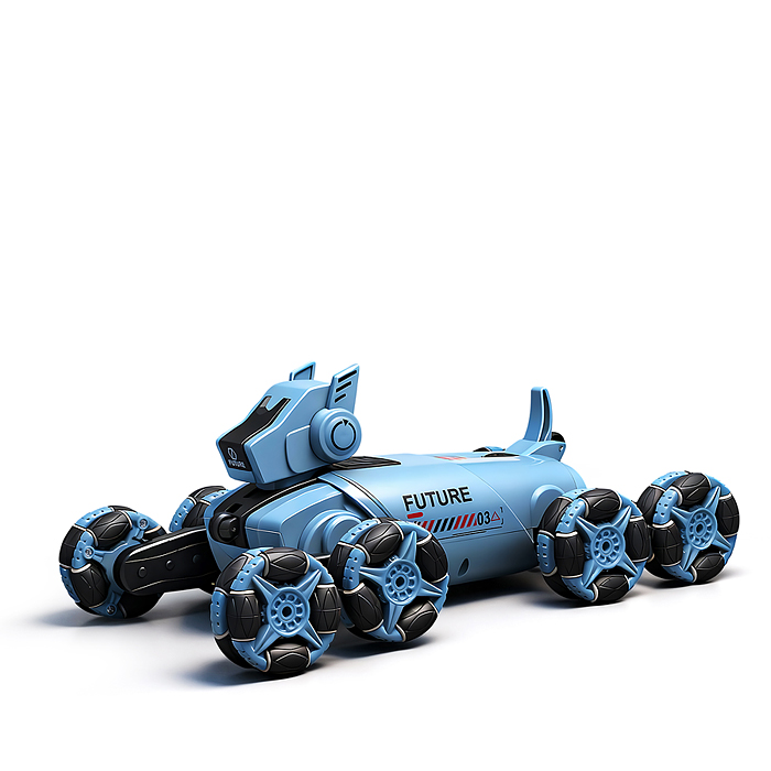 Собака CD0068BS "Робо-Мухтар" р/у, 27 MHz, в коробке 