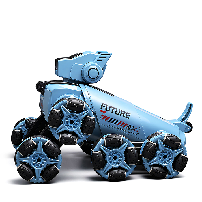 Собака CD0068BS "Робо-Мухтар" р/у, 27 MHz, в коробке 