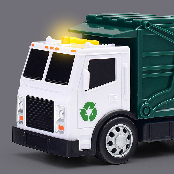 Машина WY1130A "Мусоровоз" 1632 (свет, звук) в коробке 