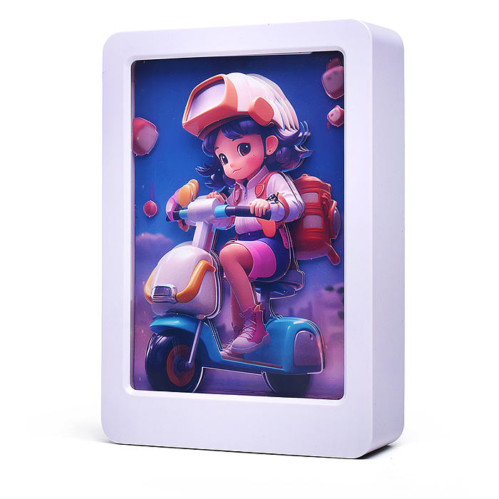 Ночник-пазл 3Д 2027-101 "Girls" со светом и музыкой, в коробке