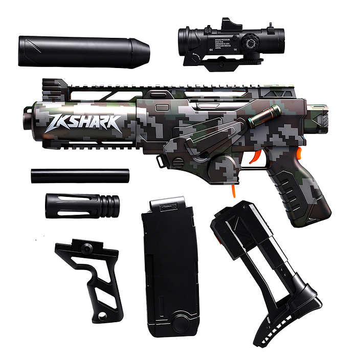 Фото к товару Автомат SBL-07A "Камуфляж" в коробке Автомат SBL-07A "Камуфляж" в коробке