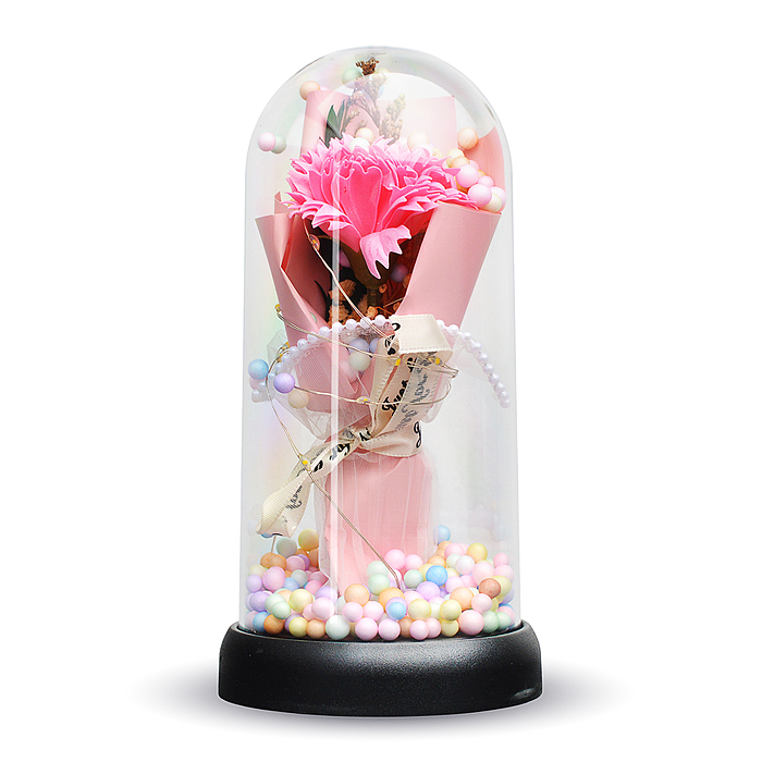 Светильник H03 "Гвоздика" в коробке (розовый)