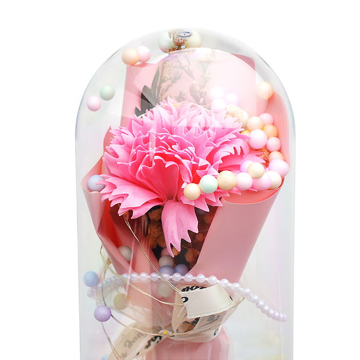 Светильник H03 "Гвоздика" в коробке (розовый)