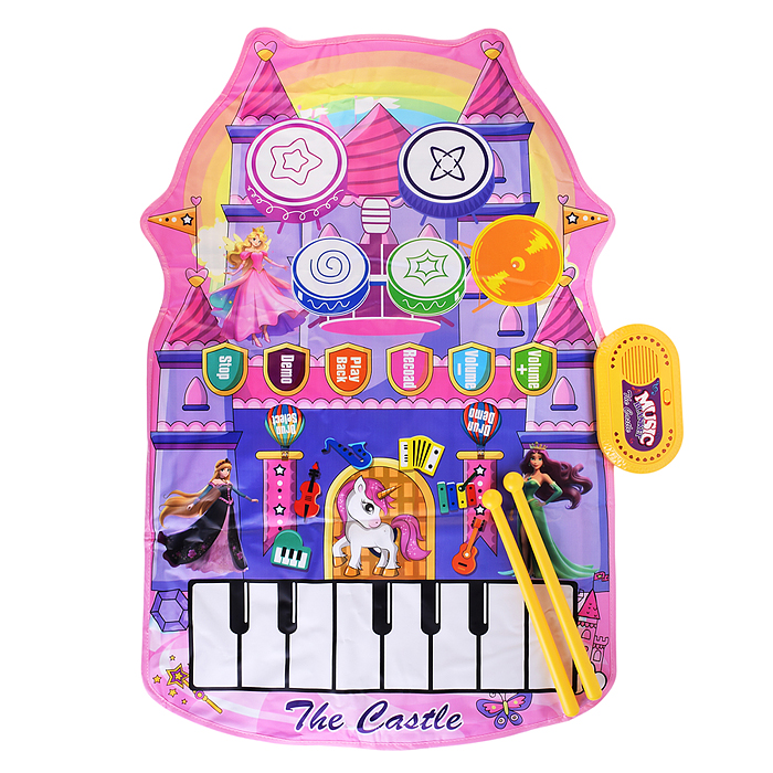 Коврик музыкальный RS-6128 "Замок принцессы" в коробке