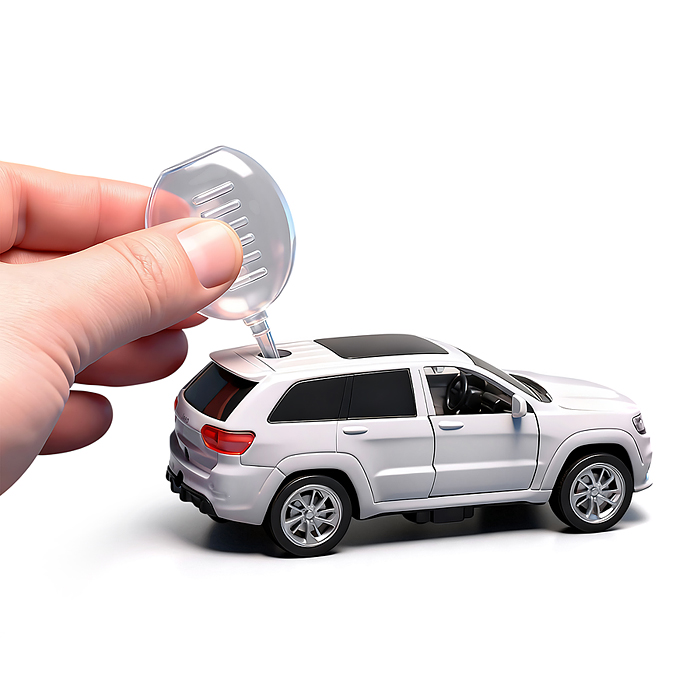 Машина JS1115S "Легкий путь" (свет, звук, дым) в коробке