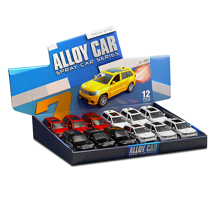 Машина JS1115S "Легкий путь" (свет, звук, дым) в коробке