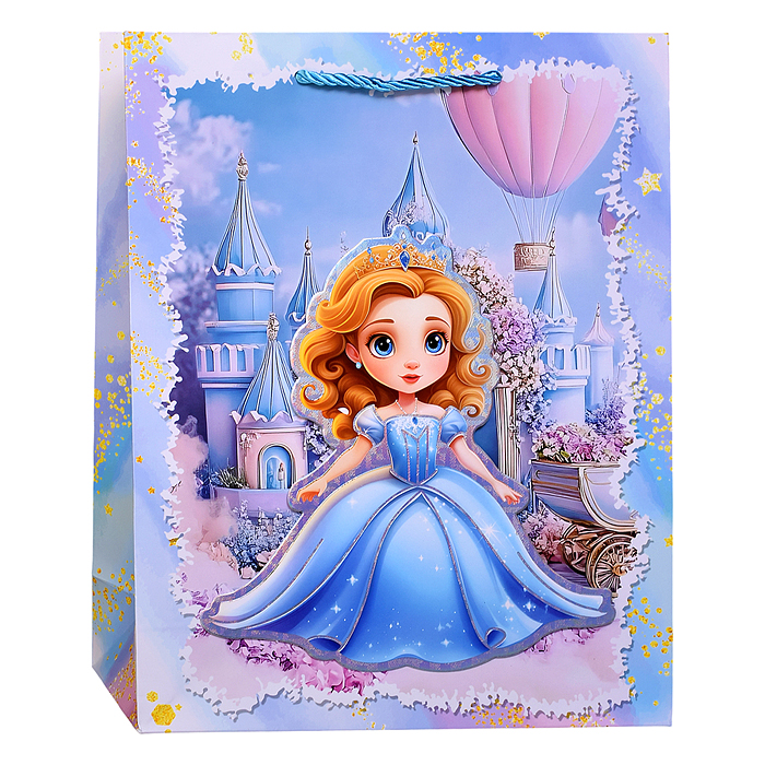 Пакет подарочный 00-7441 "Подарок для принцессы" 26*32*10см