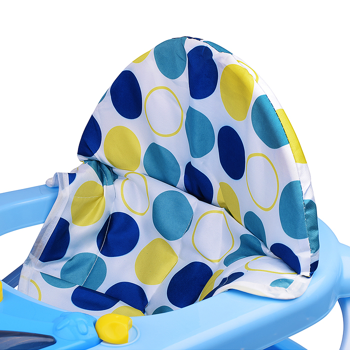 Ходунки 588-2 "Пчелка и цветы" (цвет голубой)