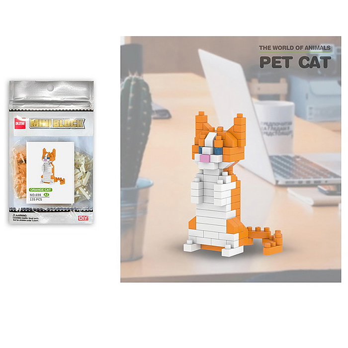 Конструктор 698-A3 "Ласковая кошечка" в пакете