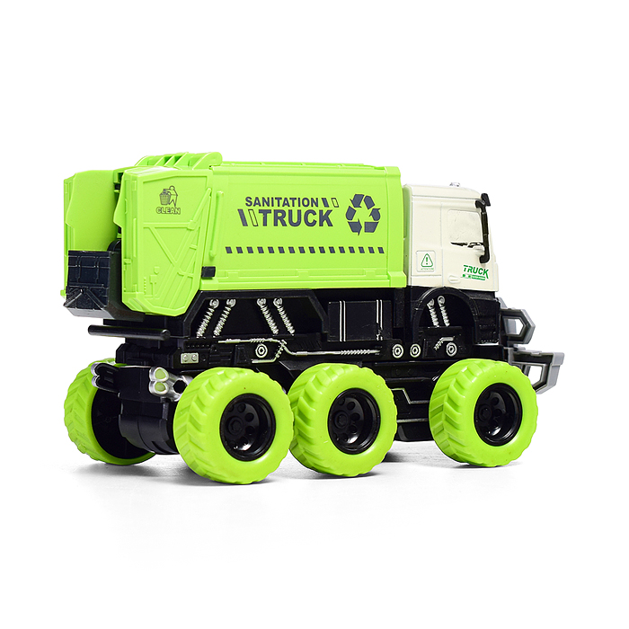 Машина RJ6963-1 "Мусоровоз" (свет, звук) в коробке