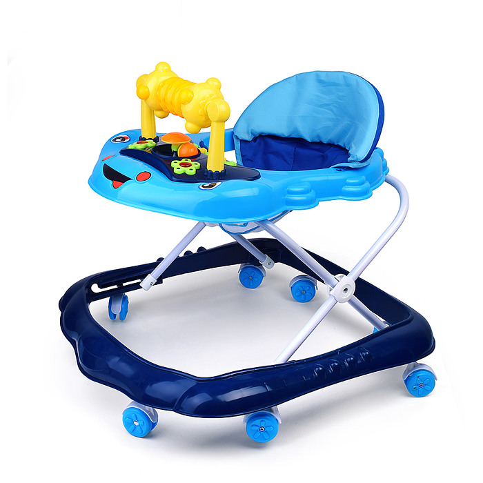 Ходунки 907-3 "Веселая карусель" (цвет синий/голубой)