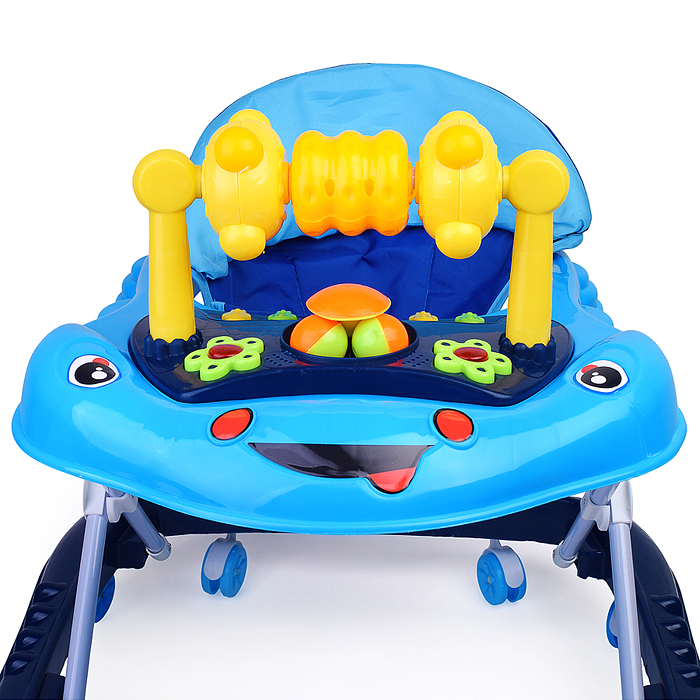 Ходунки 907-3 "Веселая карусель" (цвет синий/голубой)