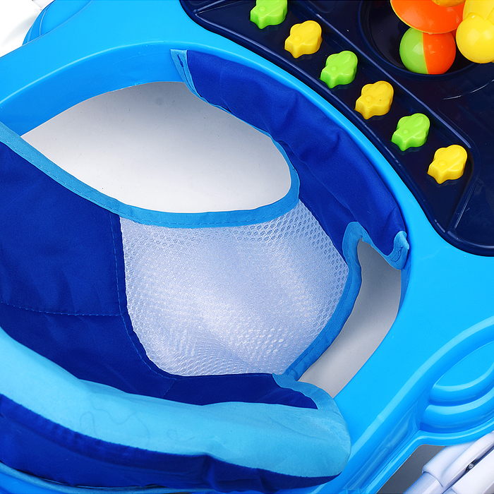 Ходунки 907-3 "Веселая карусель" (цвет синий/голубой)