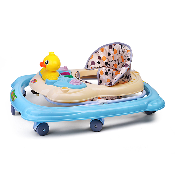 Ходунки 805Y-3 "Хитрая уточка" (цвет голубой)