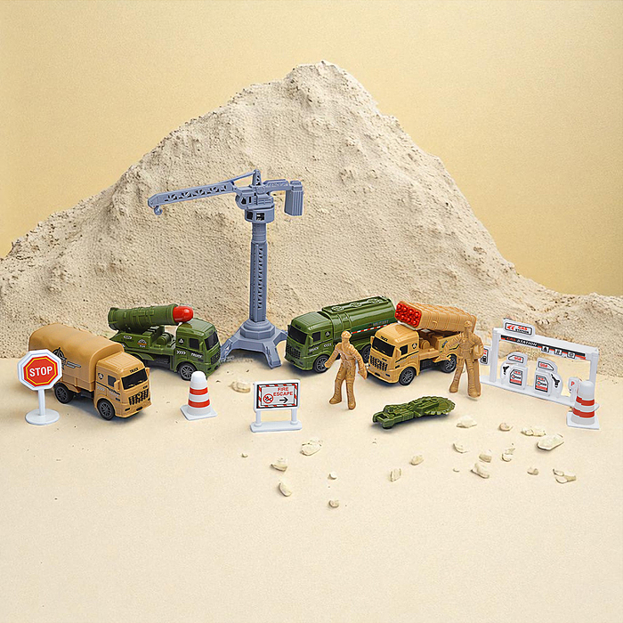 Фото к товару Набор машин XY358-A20 "Военный город" в коробке Набор машин XY358-A20 "Военный город" в коробке