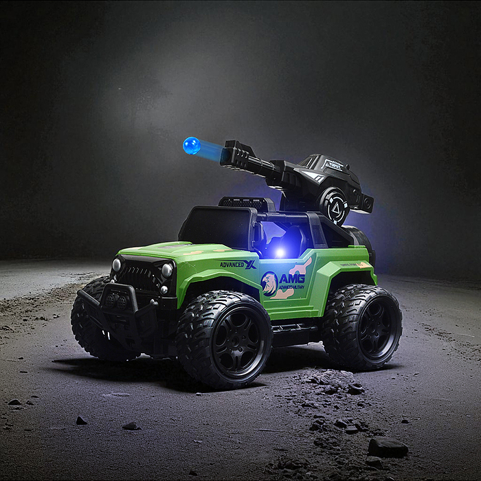 Машина SBY164-4 "Военный авто" р/у, 27 MHz, в коробке