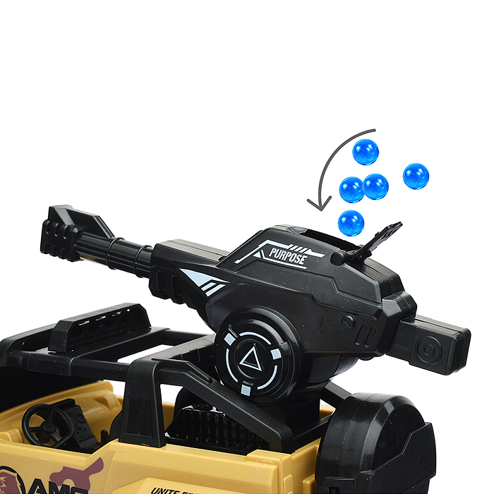 Машина SBY164-4 "Военный авто" р/у, 27 MHz, в коробке