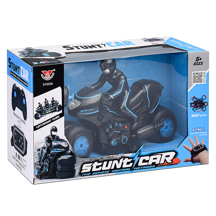 Машина SY002A "Пилотный мотоцикл" р/у, 27 MHz, в коробке