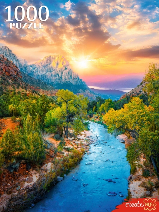 Пазлы 1000 "Речной пейзаж"