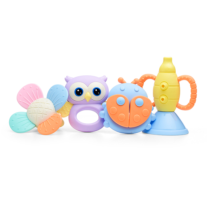 Фото к товару Набор погремушек Y0156 "Маленькие радости" в пакете Набор погремушек Y0156 "Маленькие радости" в пакете