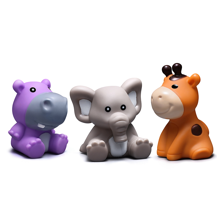 Набор игрушек для купания Y0124 "Животные Африки" в пакете