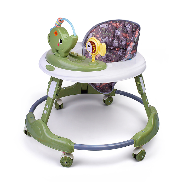 Ходунки 661DX-2 "Веселый слоник" (цвет зеленый)