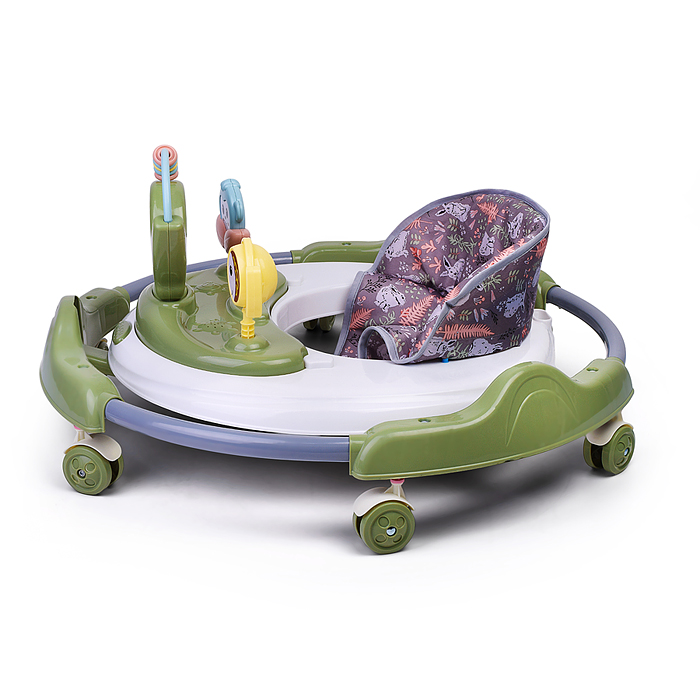 Ходунки 661DX-2 "Веселый слоник" (цвет зеленый)