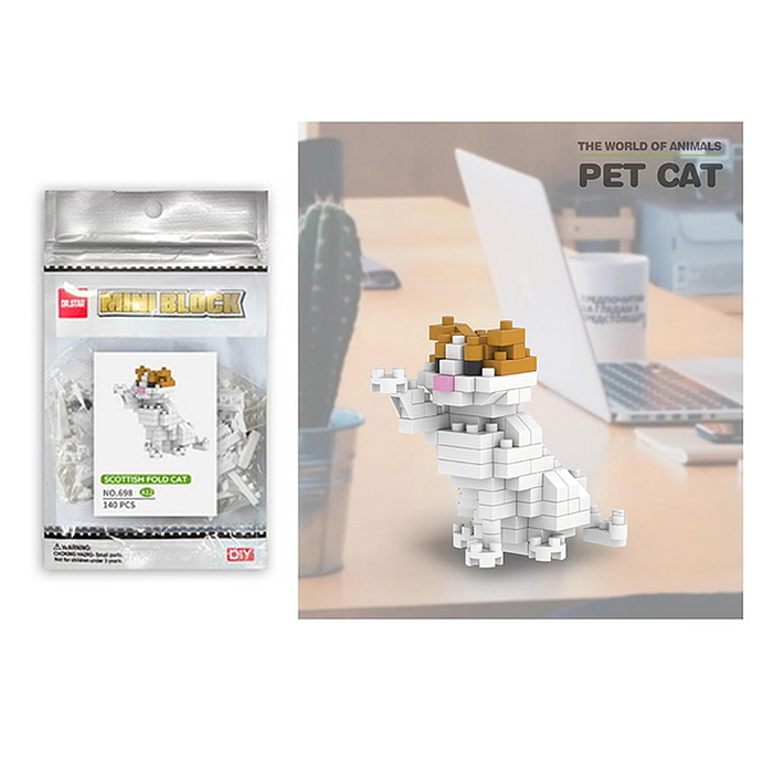 Конструктор 698-A12 "Кошечка" в пакете