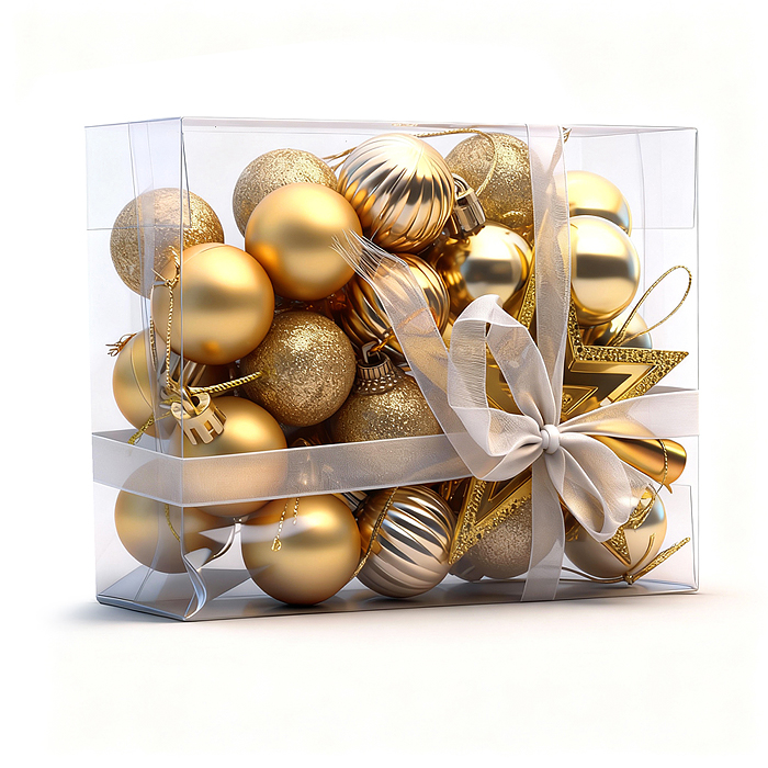 Набор новогодних украшений S2482 "Золотое время"