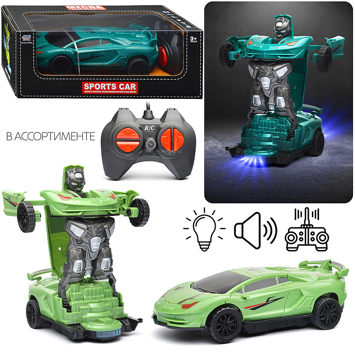 Машина GC169-B43 "Робокар" р/у, 27 MHz, в коробке