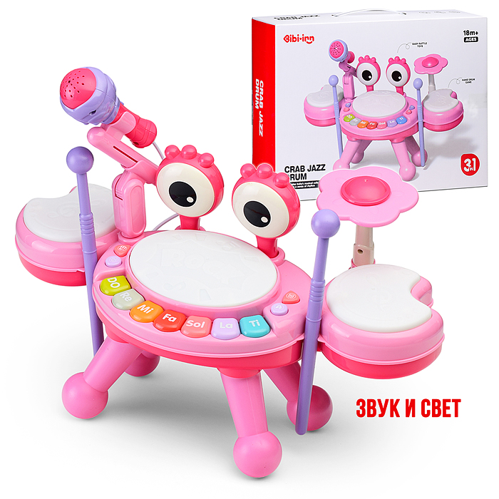 Барабан 6234 "Крабовый джаз" в коробке Барабан 6234 "Крабовый джаз" в коробке