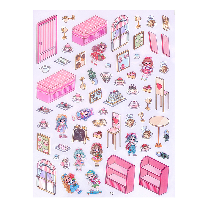 Набор наклеек 00-7388 "Сам себе дизайнер"