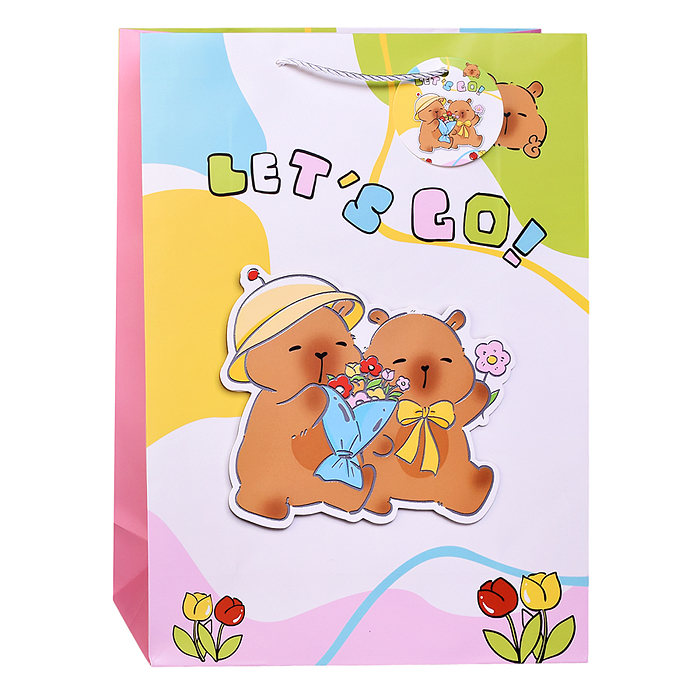 Пакет подарочный 00-7401 "Дари счастье" 30*41.5*12см