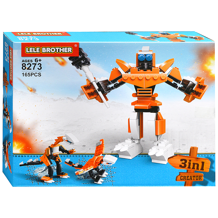 Конструктор 8273 "Космические войны" (165 дет.) в коробке
