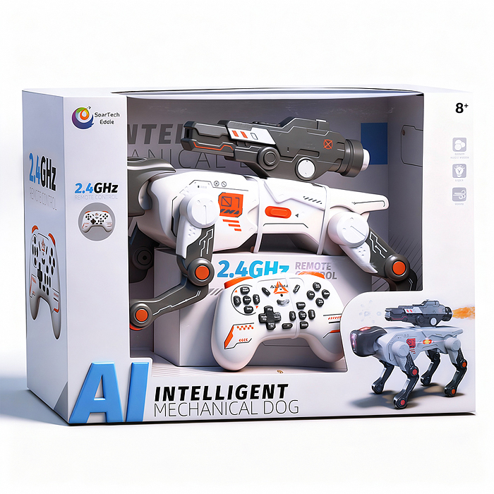 Собака 9514-01 "Робо-пес" на р/у, 27 MHz, в коробке
