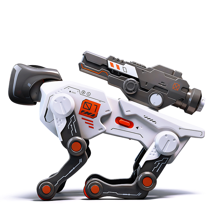 Собака 9514-01 "Робо-пес" на р/у, 27 MHz, в коробке