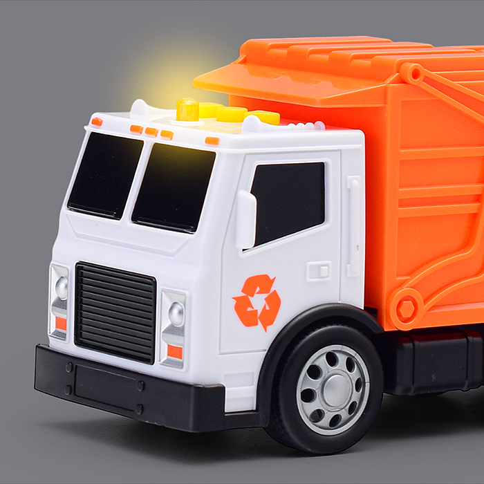 Машина WY1130B "Мусоровоз" 1:32 (свет, звук) в коробке