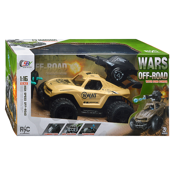 Машина SBY164-2 "Боевая засада" р/у, 27 MHz, в коробке