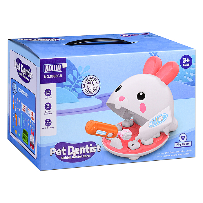 Фото к товару Набор доктора 8083CB "Самый лучший стоматолог" в коробке Набор доктора 8083CB "Самый лучший стоматолог" в коробке